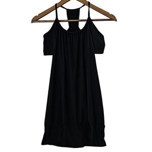 Lululemon Womens Sz 6 No Limits Tank Top Black Active Wear Built in Bra